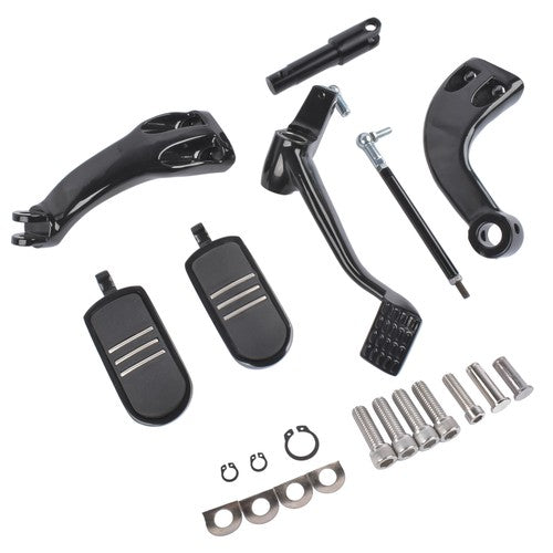 DURAFORCE Mid Control Kit FootPeg for 2004-2013 Harley Sportster Custom Low XL883 XL1200