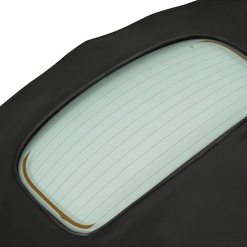 DURAFORCE Black Convertible Soft Top Clear Heated Glass Window For Volkswagen Beetle 03-10