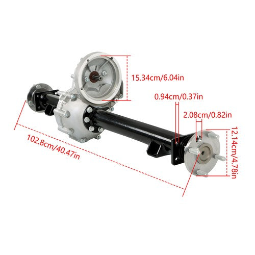 DURAFORCE Rear Axle Housing Assembly For Club Car DS 1998-Up Precedent Golf Cart Electric
