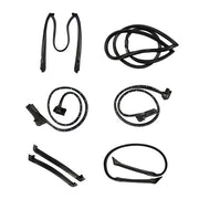 DURAFORCE For 84-89 Corvette C4 Coupe Full Weatherstrip Kit Front Windshield Weatherstrip