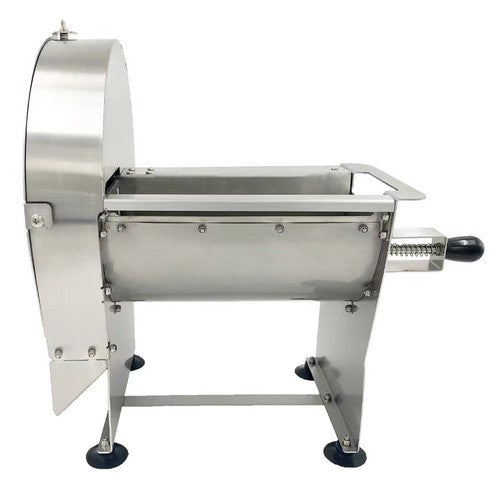 DURAFORCE 0-0.4'' Adj. Thickness Vegetable/Fruit Jerky Meat Slicer, Non-Slip Feet, Silver