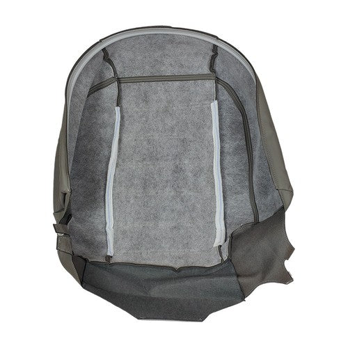 Front Driver Side Bottom Leather Seat Cover Gray for Hummer H2 2003 2007