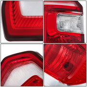 DURAFORCE For Ford Expedition 2018-2021 Right+Left Side Halogen Type Clear&Red Tail Lights