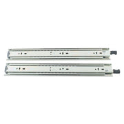 DURAFORCE 1 Pair Locking Drawer Slides 16 Inch Full Extension & Lock 150 lb Load Capacity