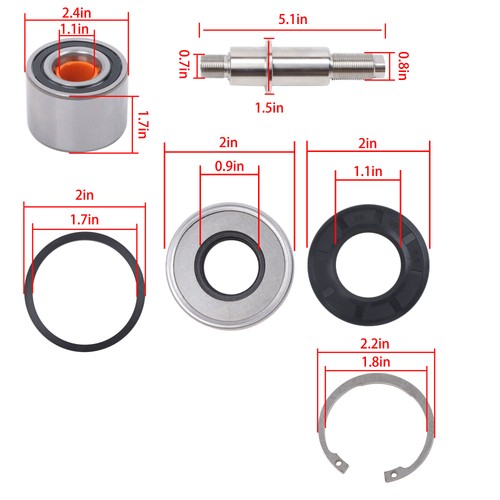 DURAFORCE New Rebuild Kit Bearing Seal+Shaft For SEADOO GTX RXP RXT GTX GTR Jet Pump Us