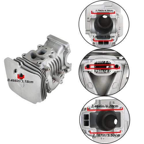 DURAFORCE For Husqvarna 435 435e 440e 440 II Chainsaw 5047351-01 41mm Cylinder Piston Kit