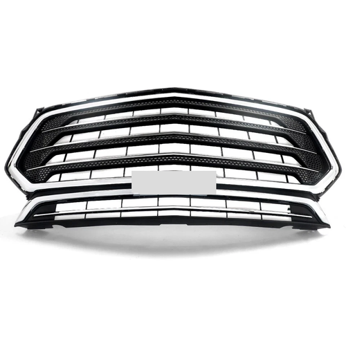 DURAFORCE Front Bumper Grille Upper Grill Chrome For Chevy Chevrolet Traverse 2018-2021
