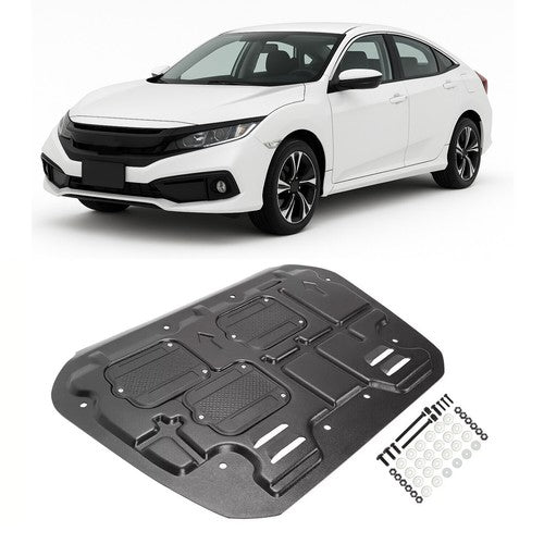 DURAFORCE Front Skid Plate For Honda Civic 2016-2021 Impact Resistant Engine Guard Cover