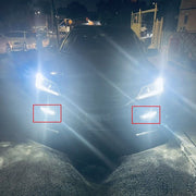 DURAFORCE Fog Lights For Honda Accord Sedan 2013-2015 4Dr Clear Bumper Lamp+Bulbs w/Switch