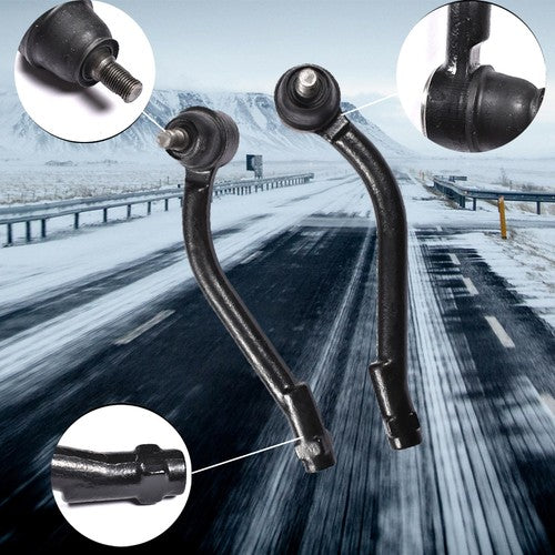 DURAFORCE Control Arms with Ball Joint Tie Rods K621685 Fit For Hyundai Santa Fe 2007-2012