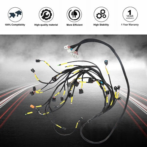 DURAFORCE For Honda Acura K-Swap Integra CRX EK EG K20 K24 K-Series Tucked Engine Harness