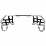 DURAFORCE Pair of Nerf Bars Silver bar Black nets Aluminum For Honda TRX 250EX 250X 01-24