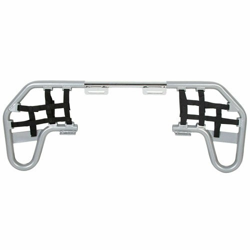 DURAFORCE Pair of Nerf Bars Silver bar Black nets Aluminum For Honda TRX 250EX 250X 01-24