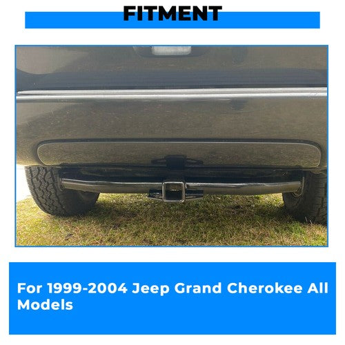 Class 3 Trailer Hitch 2 Inch Receiver for 1999-2004 Jeep Grand Cherokee Rear Towing