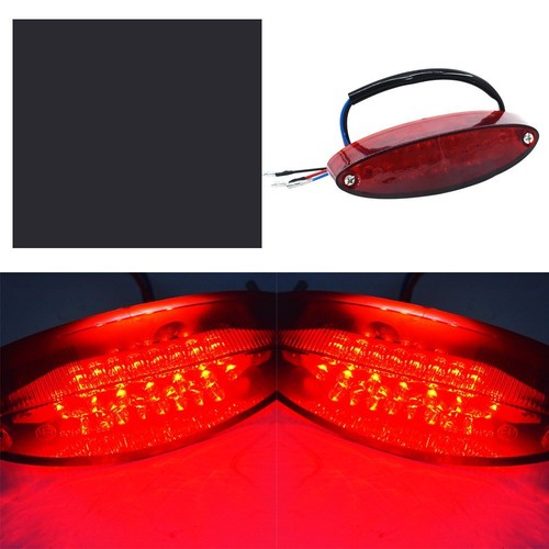 DURAFORCE 28 LED Motorcycle ATV 12V Red Dirt Bike Brake Stop Running Tail Light Universal