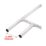 DURAFORCE Swimming Pool Handrail Cross Braced Deck Mounted Step Stair Rail Stainless steel
