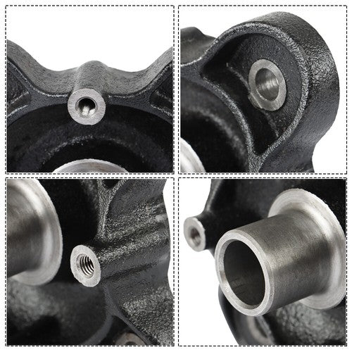 DURAFORCE Black Rear Wheel Hub 5142964-067 fits For Polaris Brutus Crew Ranger 2013-2019