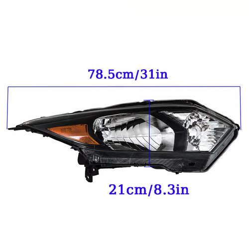 DURAFORCE Headlights Assembly Headlamp Halogen Fit 2016 2017 2018 Honda HR-V HRV LH+RH