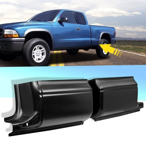 DURAFORCE Left Right Steel Cab Corners for Dodge Dakota 2 Door Club Cab 1997 2004