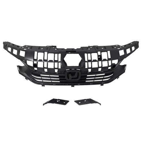 DURAFORCE Upper Lower Grill W/Molding Fog Lights Set Fit For Honda Civic 20222-2023 Front