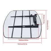 DURAFORCE 2" x 2" or 2" x 3" ROPS Tuff Top Tractor Canopy 52" X 52" White For John Deere