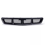 DURAFORCE Clear Lens LED Fog Light Lamps DRL Black Grille 3PCS for 1999-2000 Honda Civic