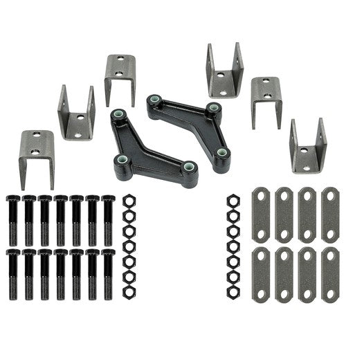 DURAFORCE For Double Eye Springs Tandem Axle Suspension Trailer Leaf Spring Equalizer Kit