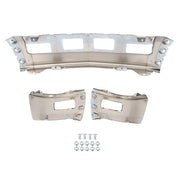 DURAFORCE Chrome Front Bumper For Chevy Silverado 1500 2014-2015 with Fog Light Cutouts