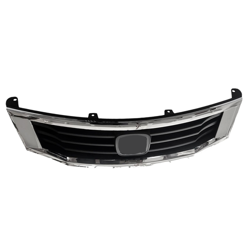 DURAFORCE Front Upper Bumper Grille Chrome Grill For Honda Accord 2008 2009 2010 HO1200189