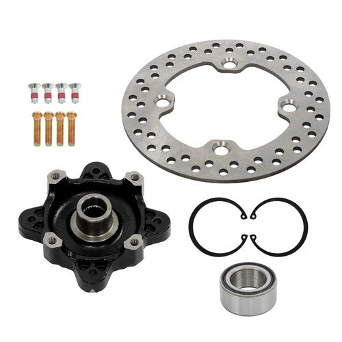 DURAFORCE Front Wheel Hub Brake Rotor Kit For Polaris RZR570 RZR900 ACE570 ACE900 5137127