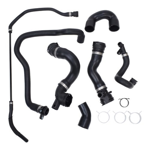 DURAFORCE 7 Hoses Radiator Coolant Water Hose Pipe Kit Fit For 07-11 BMW E90 128i 328i N51