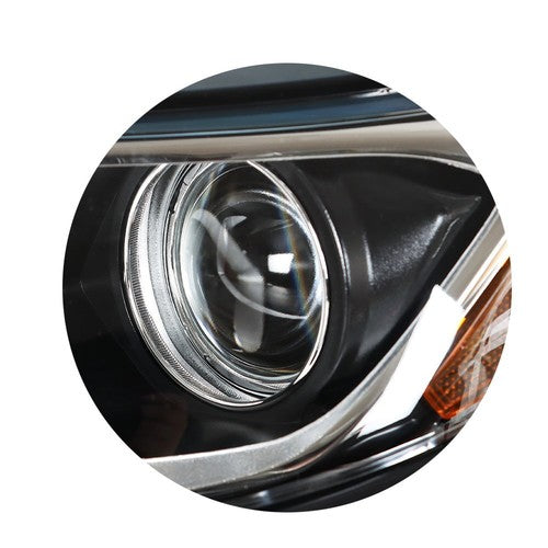 DURAFORCE Halogen Headlight Assembly Chrome Driver Left Side For Chevy Equinox 2018-2019