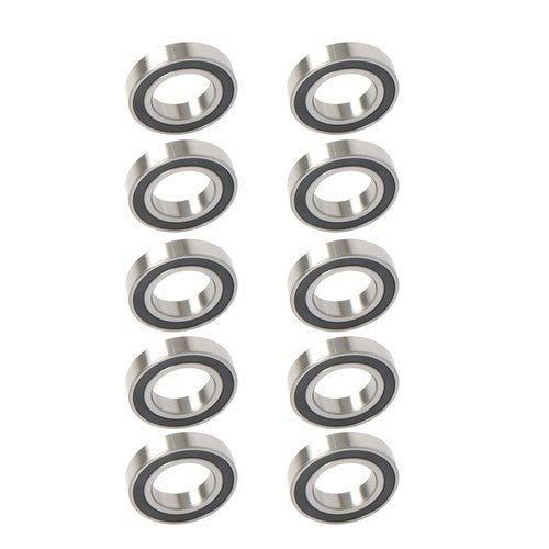 DURAFORCE 10 Pcs R24-2RS 1-1/2×2-5/8×9/16" Double Rubber Seal Deep Groove Ball Bearing