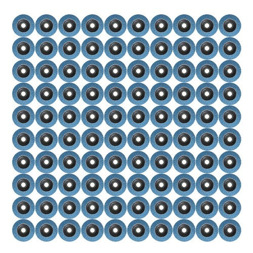 DURAFORCE 100 Pieces Premium Zirconia Flap Disc Sanding Grinding 4-1/2" X7/8" 40 Grit