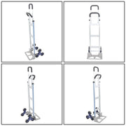 DURAFORCE 550 lbs Capacity Aluminum Hand Truck Stair Climber 2 in 1 & Handles