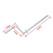 DURAFORCE Galvanized Snowmobile Trailer Ski Tie Down Bolt Crank Handle -1/2" for Universal