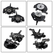 DURAFORCE 2Pcs Front Steering Knuckle & Wheel Hub Bearing Assembly For Honda CR-V 2007-09