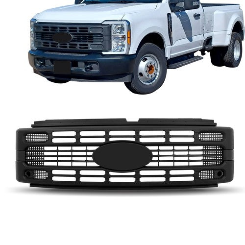 DURAFORCE For Ford F250 2023 2024 Super Duty XL/XLT Black Plastic Grille Front Upper New