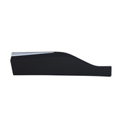 DURAFORCE Black & Chrome Rear Left Lower Door Molding Trim For 2015-2022 Nissan Murano