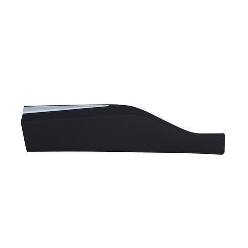 DURAFORCE Black & Chrome Rear Left Lower Door Molding Trim For 2015-2022 Nissan Murano