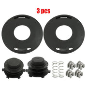 DURAFORCE Trimmer Head 6 Spool & Cap 40027138300 For FS48 FS50 FR108 FS44 FS44J FS44R US