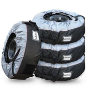 DURAFORCE Cases+Tyre 4Pcs Bags Car Cover With Handheld Tyre For Black 420D And Black 600D