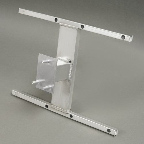 DURAFORCE 16" Stud Spacing Trailer Mount H-Mount Spare Tire Carrier 5-Lug Wheel, Aluminum
