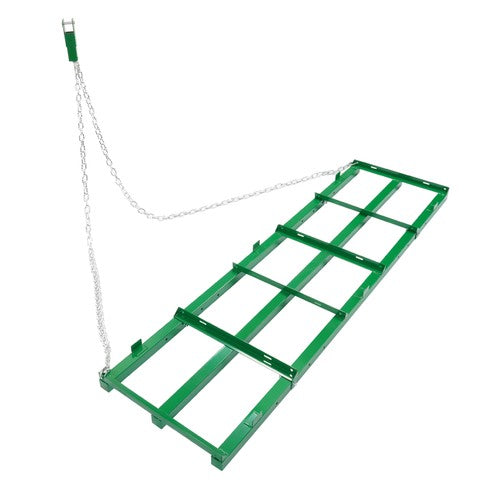 DURAFORCE 6 FT Yard Drag Harrow Grader Rake w/ 4 FT Chain For universal ATV/UTV/Tractor