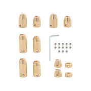 DURAFORCE Motorcycle Reusable Brass Wheel Spoke Balance Weights 12 Pack Universal