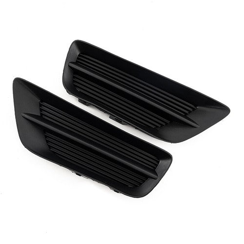 DURAFORCE Front Bumper Fog Light Black Grille Covers for 2013-2015 for Honda Accord Sedan