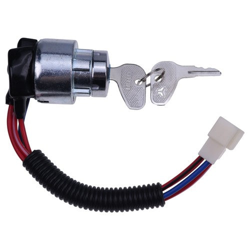 DURAFORCE Ignition Switch w/2 Keys TC020-31820 For Kubota L3000F M6800 M4900 B2150 BX2200