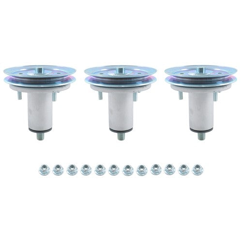 DURAFORCE 3PK For Gravely Ariens 52" Deck Spindle Assembly w/Pulley 51537200 51528000