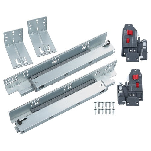 DURAFORCE 1 Pairs Undermount Drawer Slides 12 inch Undermount Soft Close Drawer Slides