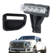DURAFORCE Front Fog Light Left Side LED Lamp For Ford F250 F350 F450 Super Duty 2020-2022